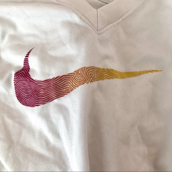 Nike Girls’ White Dri-Fit Tee - Picture 4 of 4